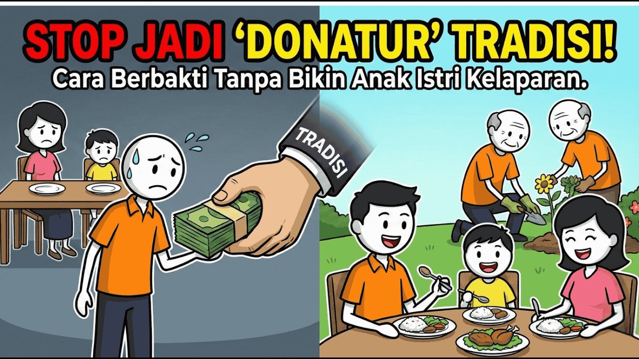 STOP JADI 'DONATUR' TRADISI! Cara Berbakti Tanpa Bikin Anak Istri Kelaparan