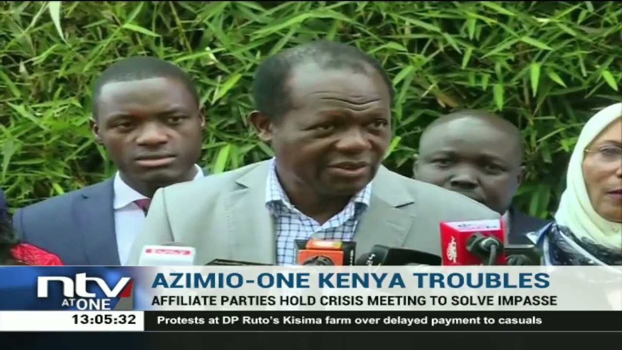 Azimio la Umoja's SGs hold meeting to try and resolve a political crisis brewing