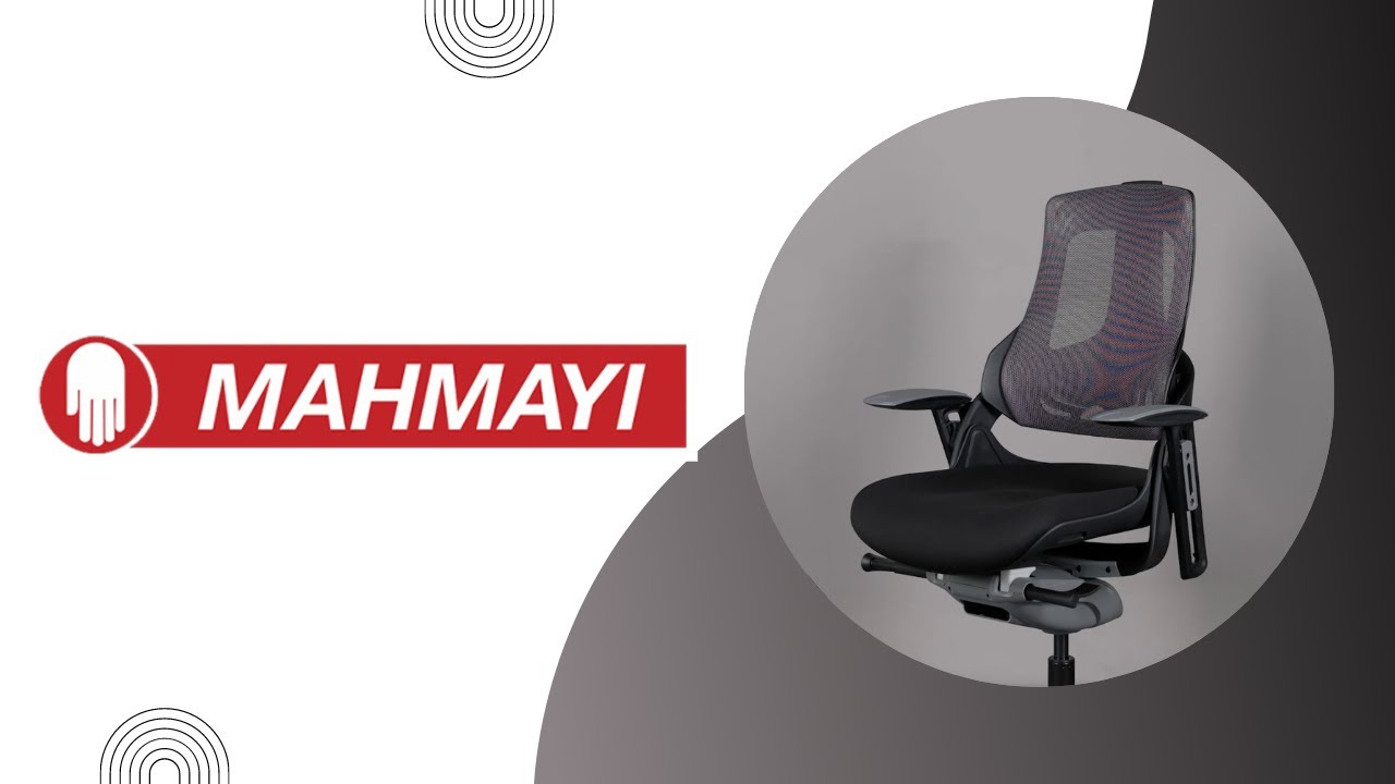 Mahmayi MF 608 WAU MESH LOW BACK CHAIR BLACK