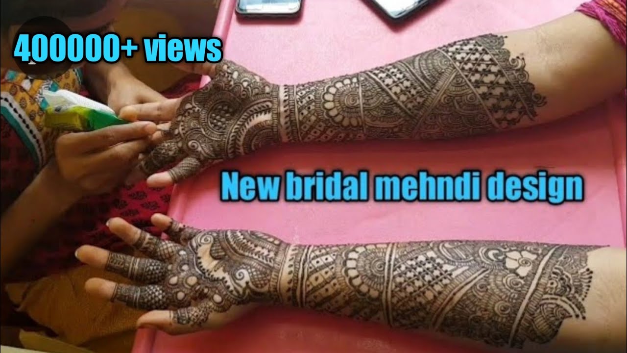 New bridal mehndi design for full hands/wedding mehndi design/new Arabic mehndi design step by step