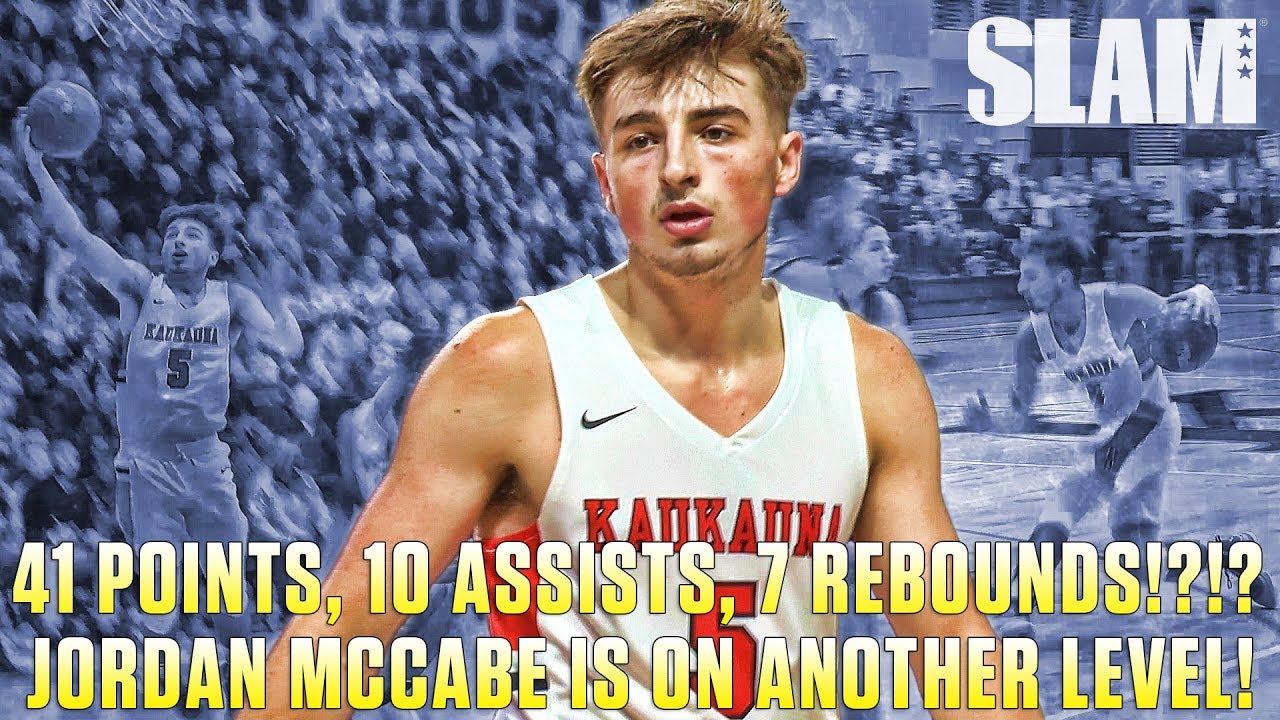 Jordan McCabe is ON ANOTHER LEVEL! DROPS 41-10-7 with EASE!