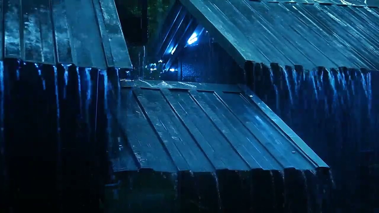 Sleep Instantly 😴 Heavy Rain on Tin Roof + Loud Thunderstorm  ASMR White Noise
