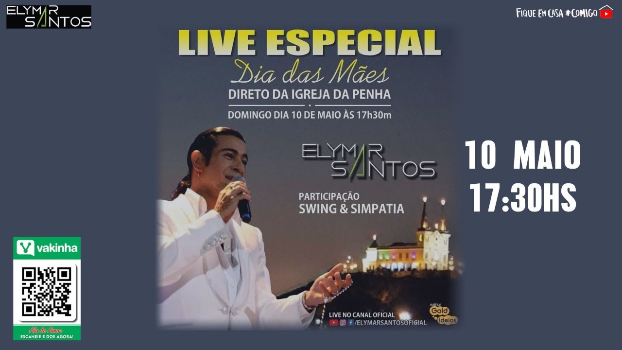 Live Elymar Santos Oficial #FicaEmCasa #Comigo