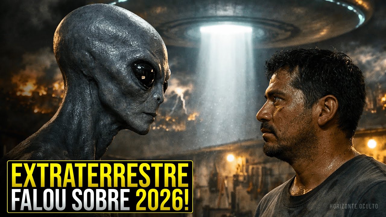 ESSE HOMEM TEVE CONTATO COM UM EXTRATERRESTRE E RECEBEU UM AVISO SOBRE 2026! &mdash; RELATOS DE TERROR