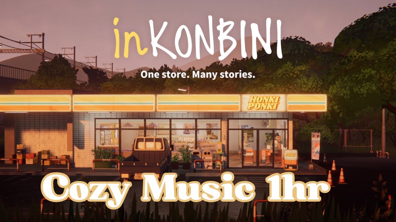 Inkonbini ASMR 🍂 Main Menu-Loading Screen 🏪 Cozy Convenience Store Ambience 1Hr Loop