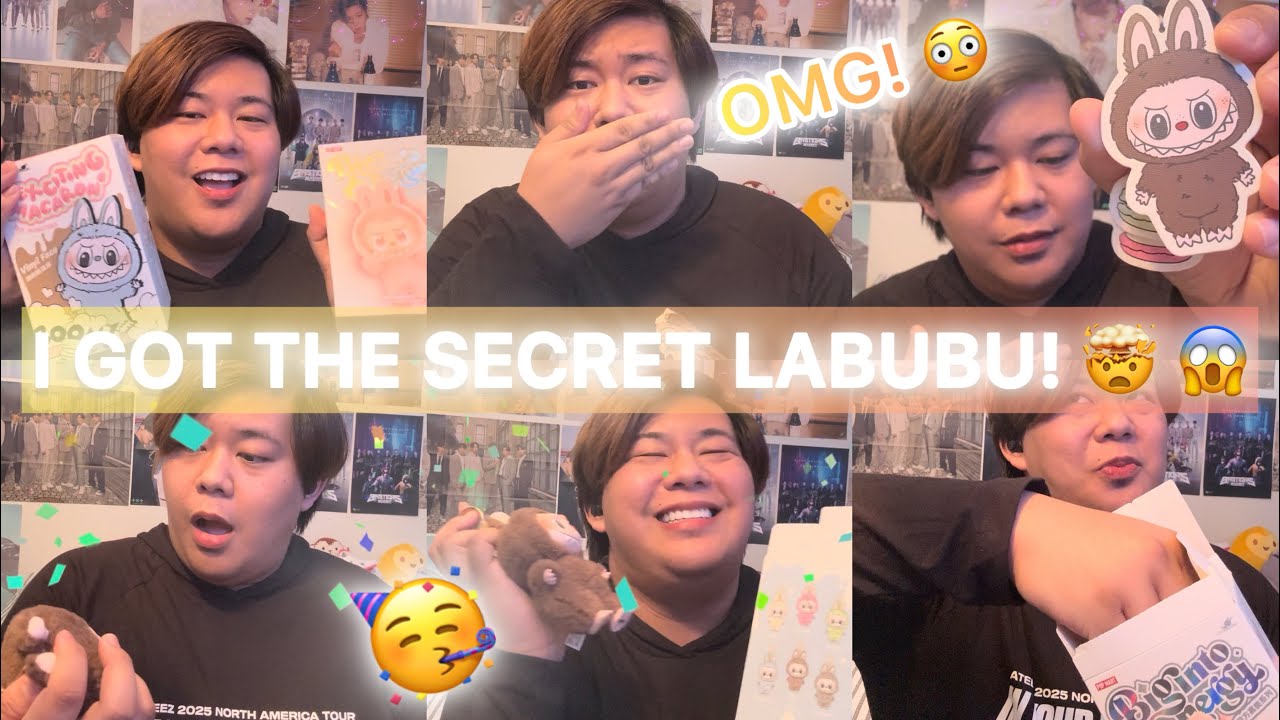 I GOT THE SECRET LABUBU OMG! | POP MART Exciting Macaron & Big Into Energy Labubu Blind Box Unboxing