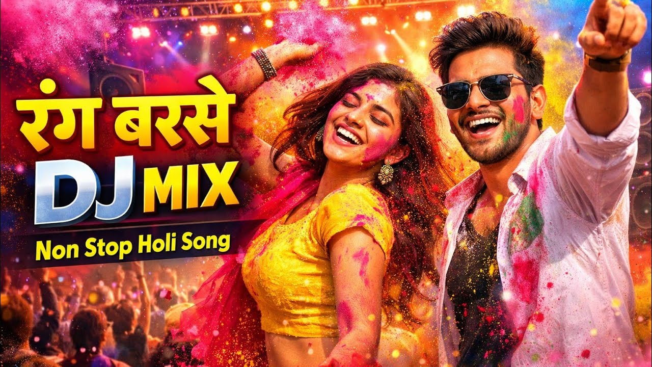 DJ Holi Song 2026 💥 | Rang Barse DJ Remix | Bhojpuri Holi Special | Non Stop Holi Dance Song