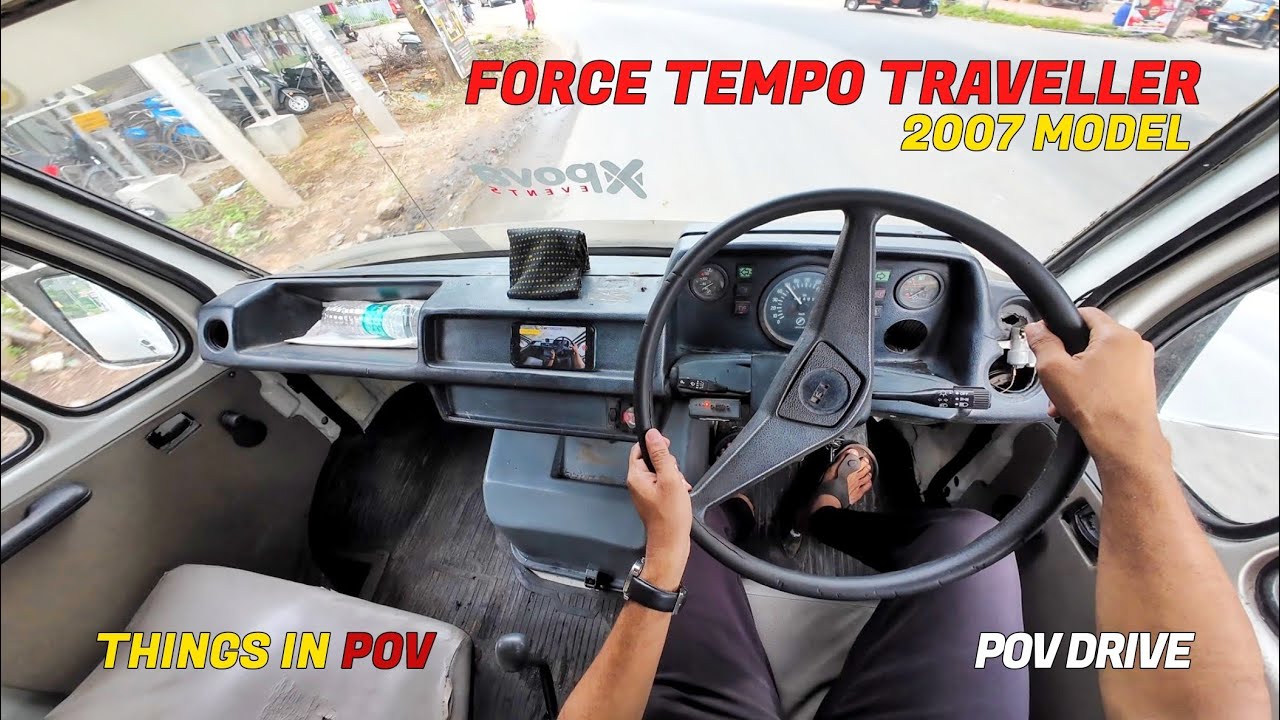 Force Tempo Traveller | POV Drive | 2007Model ടെമ്പോ ട്രാവലർ ഡ്രൈവിംഗ് | ThingsInPOV |#pov #driving