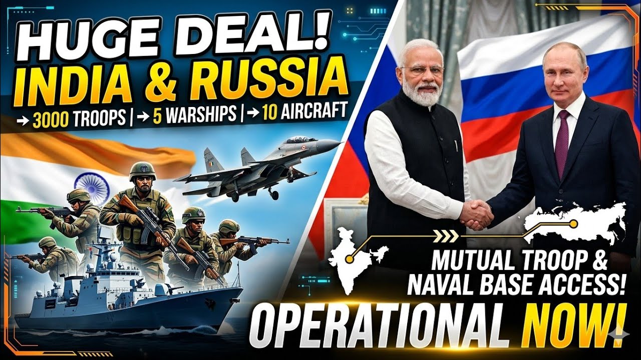 India & Russia Take THE STEP! 3,000 Troops & Warships Deployment Starts Now 🇮🇳🇷🇺