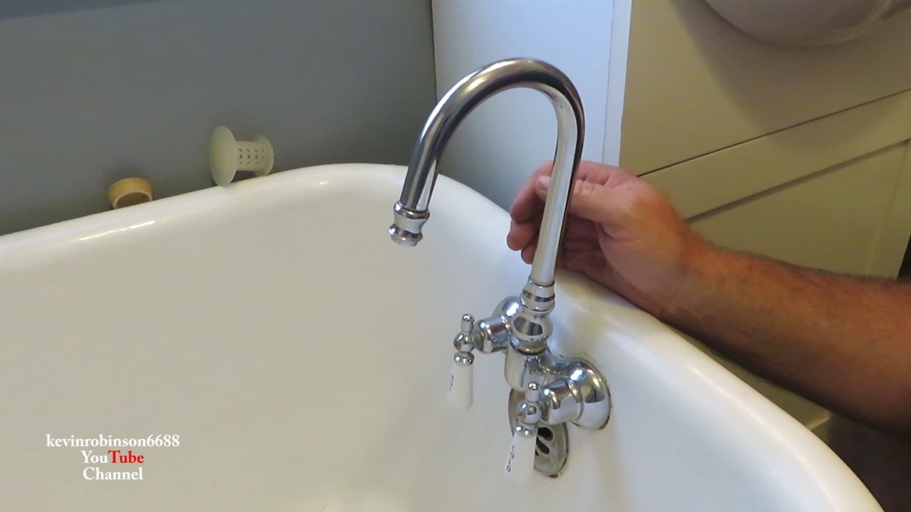 Turn a Clawfoot bathtub into a shower