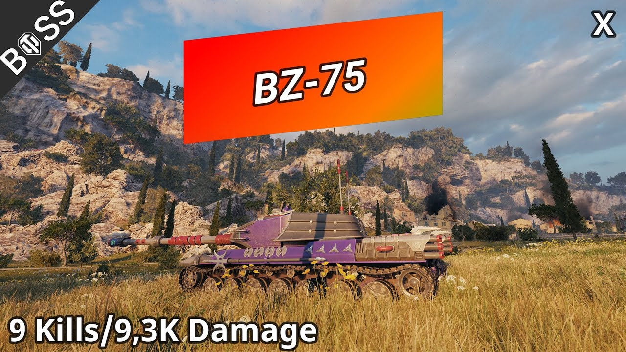 BZ-75 (9 Kills/9,3K Damage) | World of Tanks