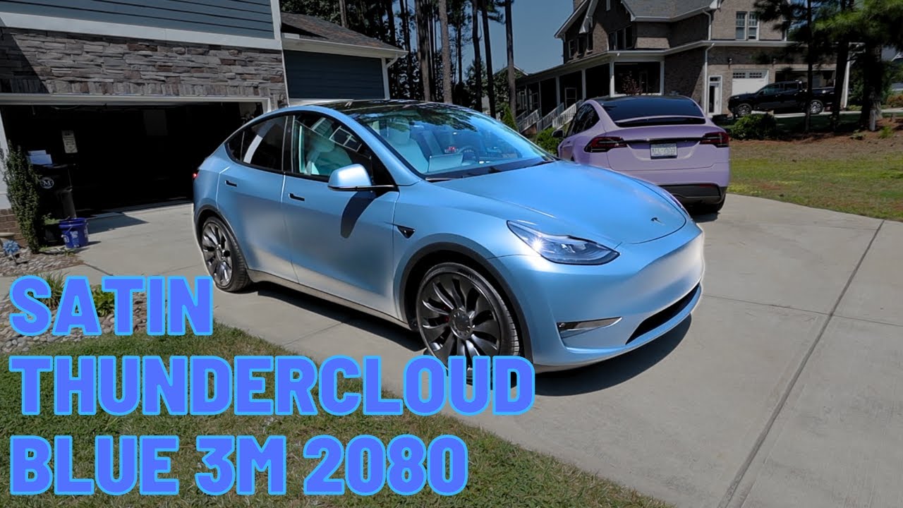 The BEST Blue vinyl - Satin Thundercloud Blue 3M 2080