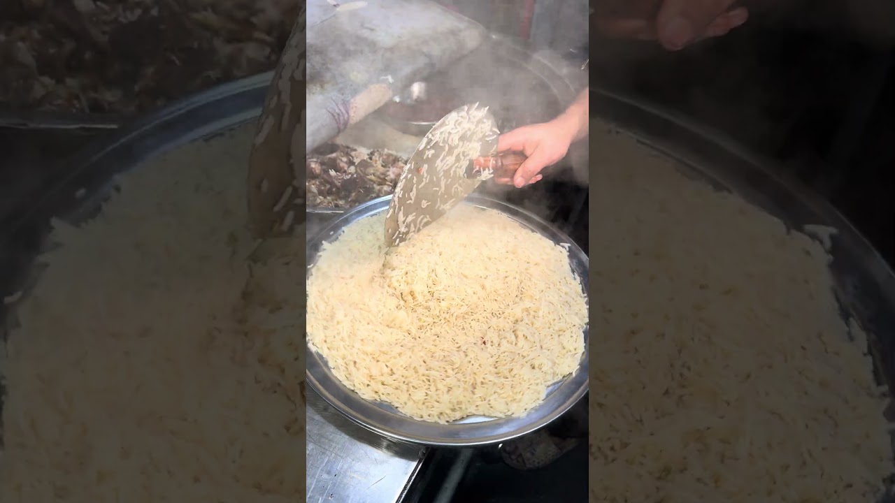 Famous Afghani Pulao | Soft & Flavourful Kabuli Pulao | PFC Restaurant Peshawar #shorts