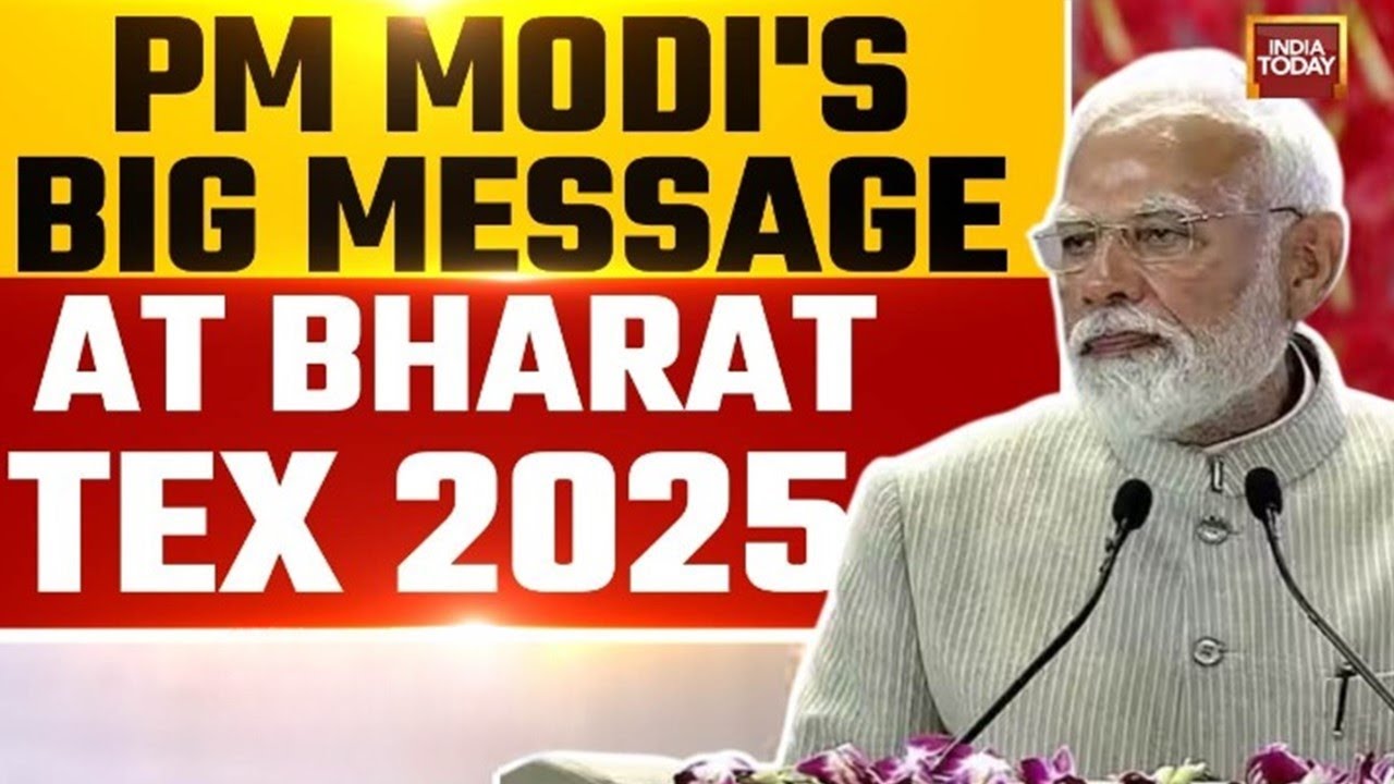Bharat Tex 2025: PM Modi Outlines Vision For Textile Sector Growth And Innovation | PM's Full Speech