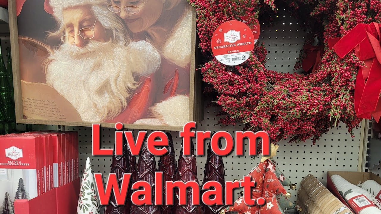 Walmart Christmas Live! #shopwithme #shop #christmas 