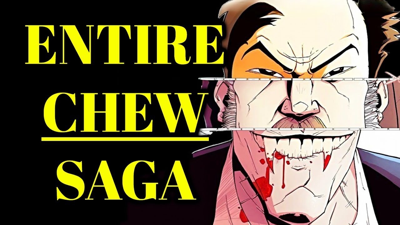 Entire Chew Comic Saga- Cannibalistic Cop Solves Murder And Crime In A World Where Chicken Is Banned