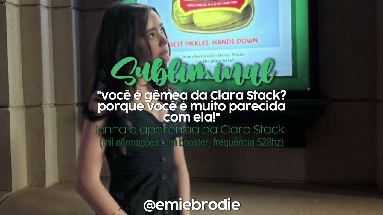⋆˚࿔  𝐀par&ecirc;ncia 𝖽𝖺 𝗖lara 𝗦tack .