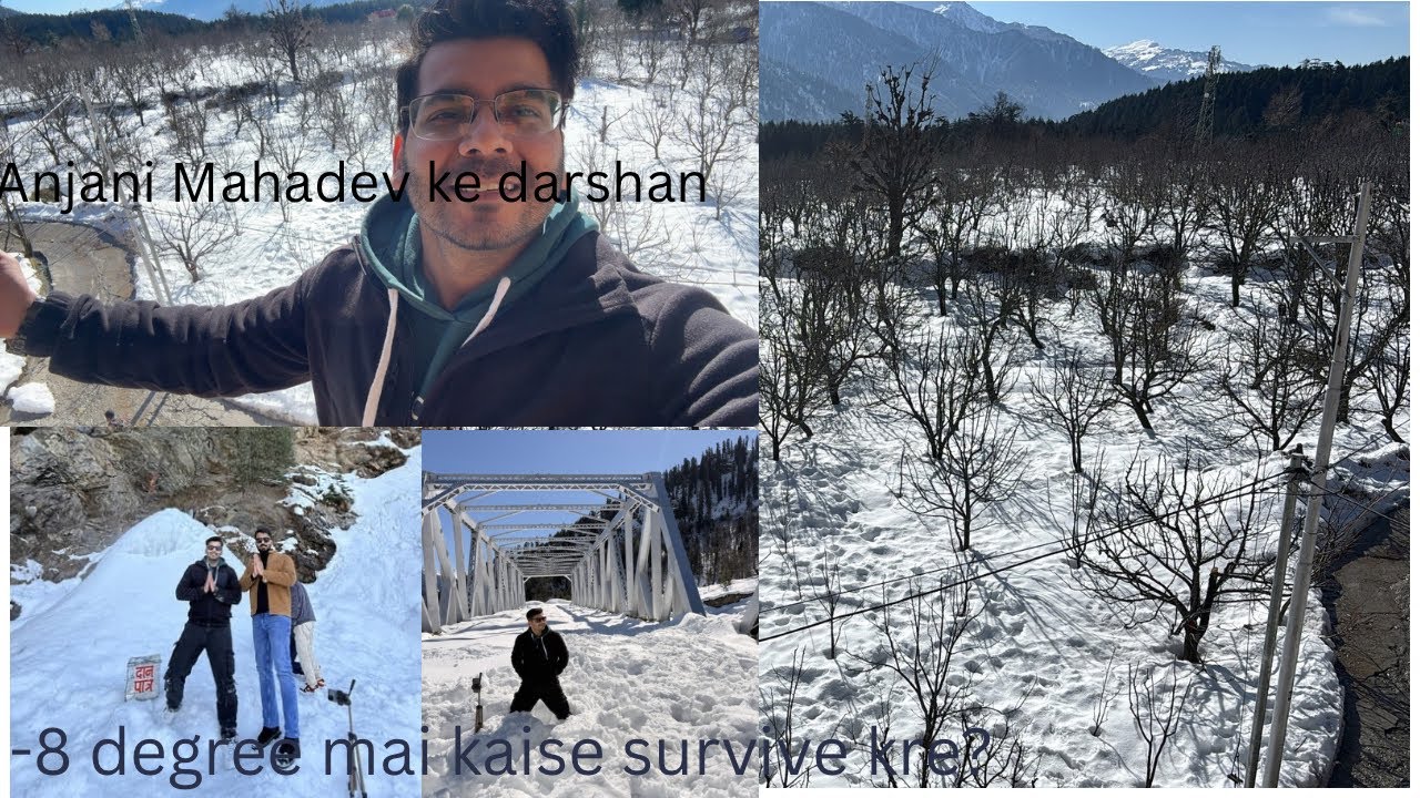 -8 degree mai kia survive!! Issey agy ni ja skte 🥺 Anjani Mahadev ke darshan 🙏🏻