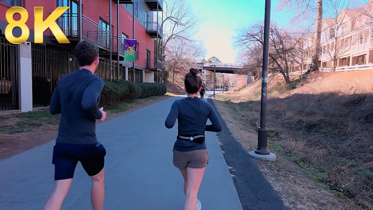 Cinematic Atlanta BeltLine Walk | 8K Ultra HD | Immersive City Sounds