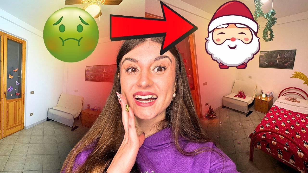 ADDOBBO LA CAMERA DI NATALE per la mia cuginetta😍🎅🏻🎄