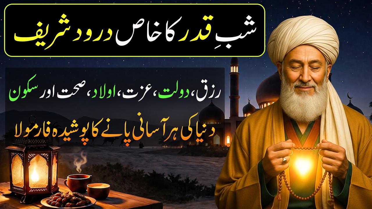 Best Durood Sharif Farmula for Laylatul Qadr | Shab E Qadr ka Khas Durood jo Taqdeer Badal dy