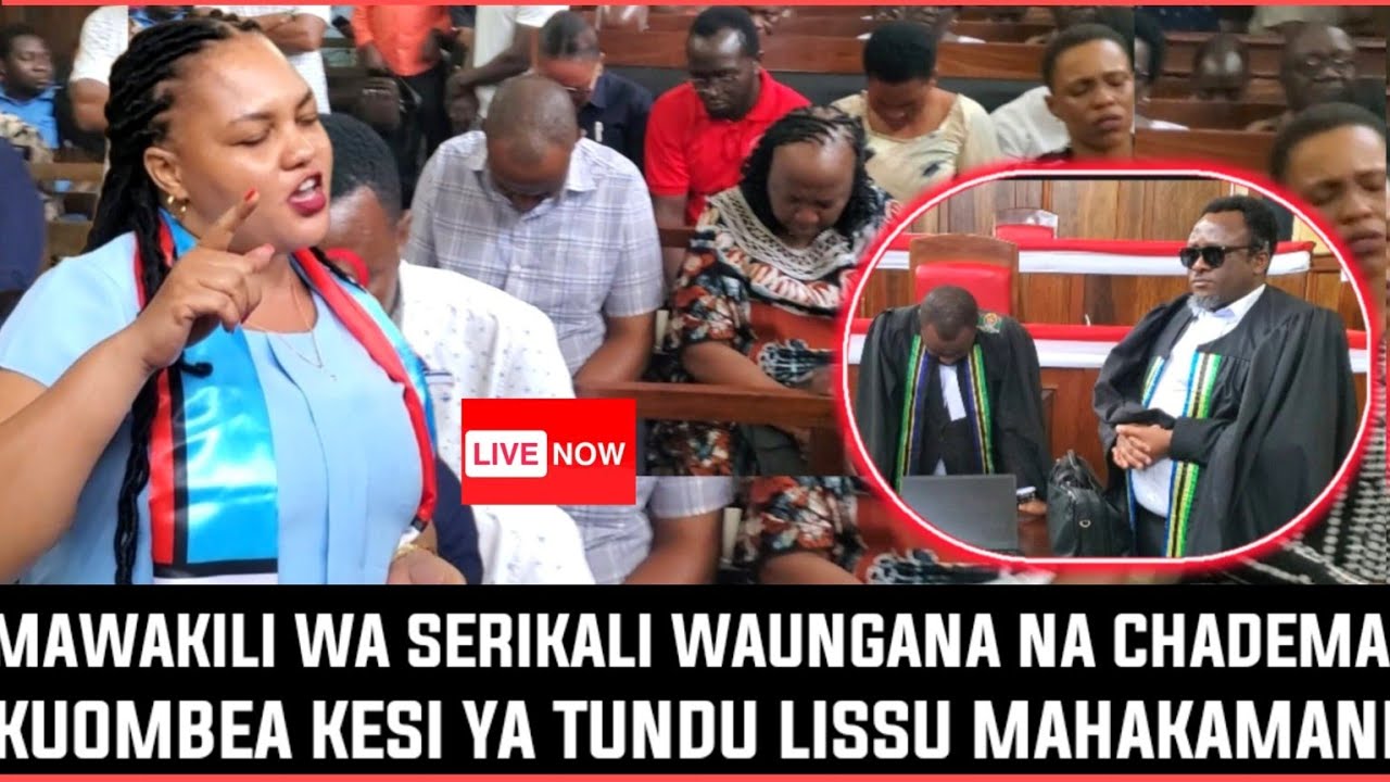 🔴#live_MAWAKILI WA SERIKALI WAUNGANA NA CHADEMA KUOMBEA KESI YA LISSU, WAFANYA MAOMBI MAZITO