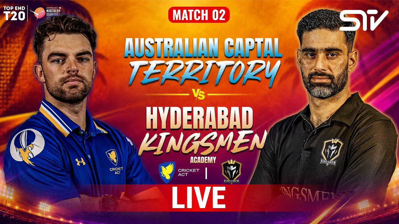 LIVE | ACT Comets vs Hyderabad Kingsmen | Match 02 | TIO Stadium | Top End T20 Series 2026 | ZP1T