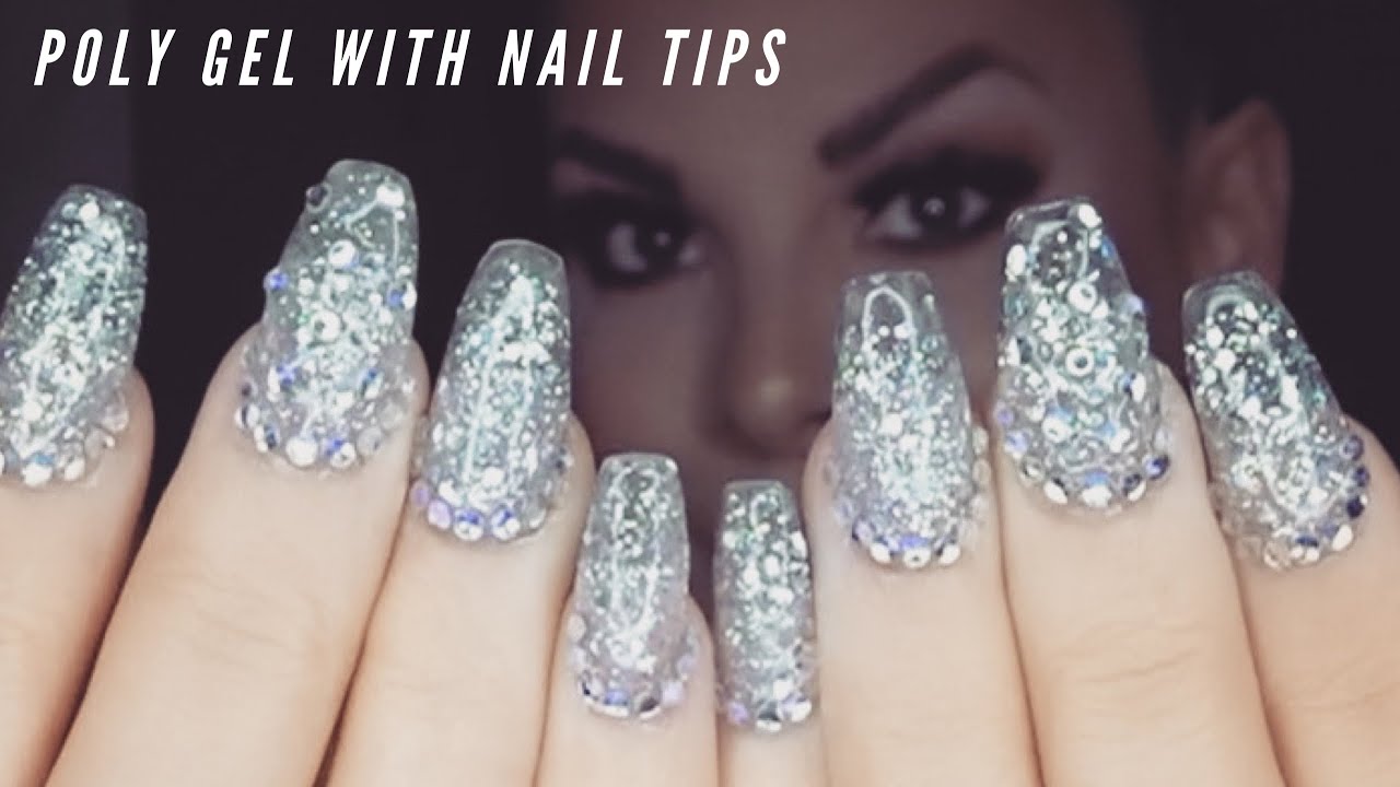 Easy Poly Gel Nails Using Nail Tips And Dual  Forms