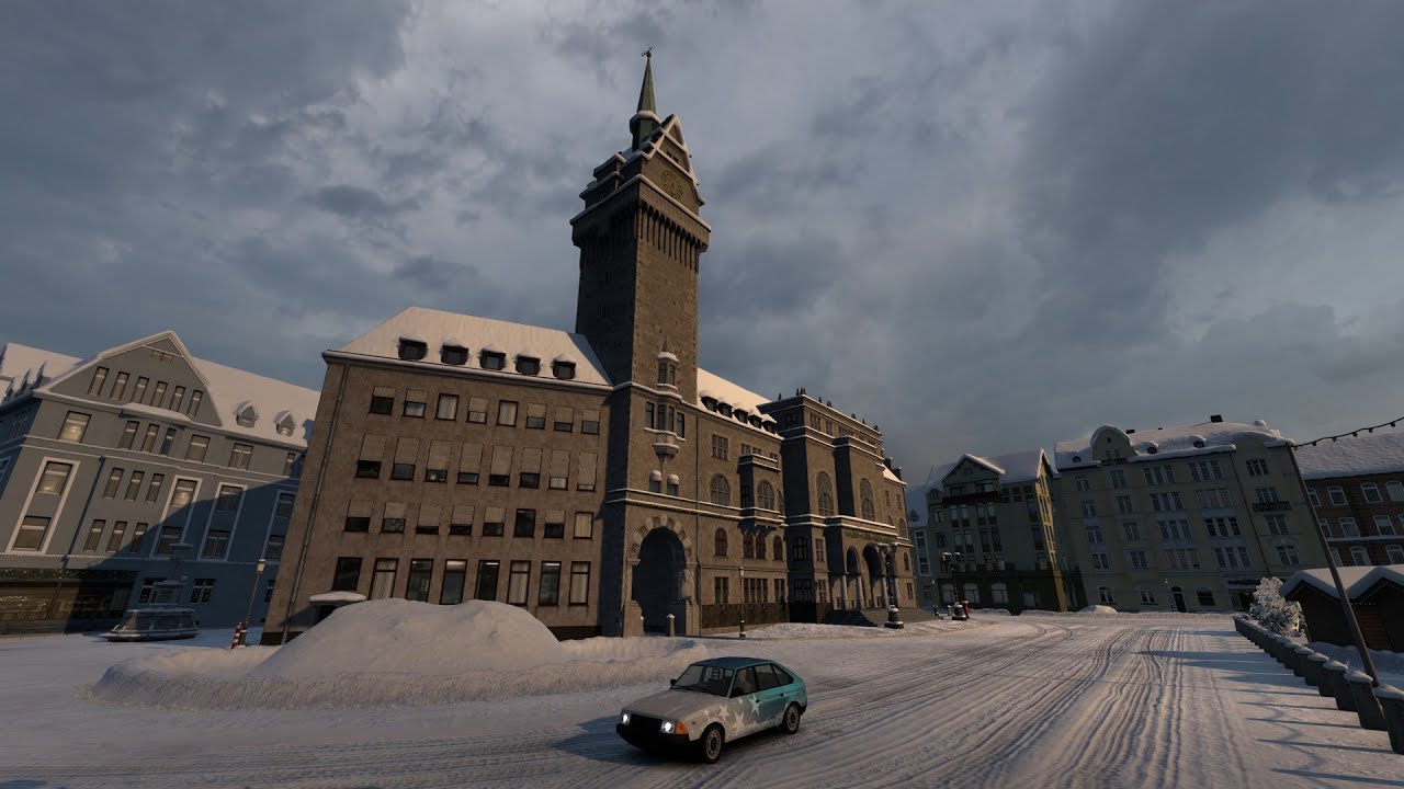 Winterwunderland ETS2 - super Wetter und mal abseits der Straße