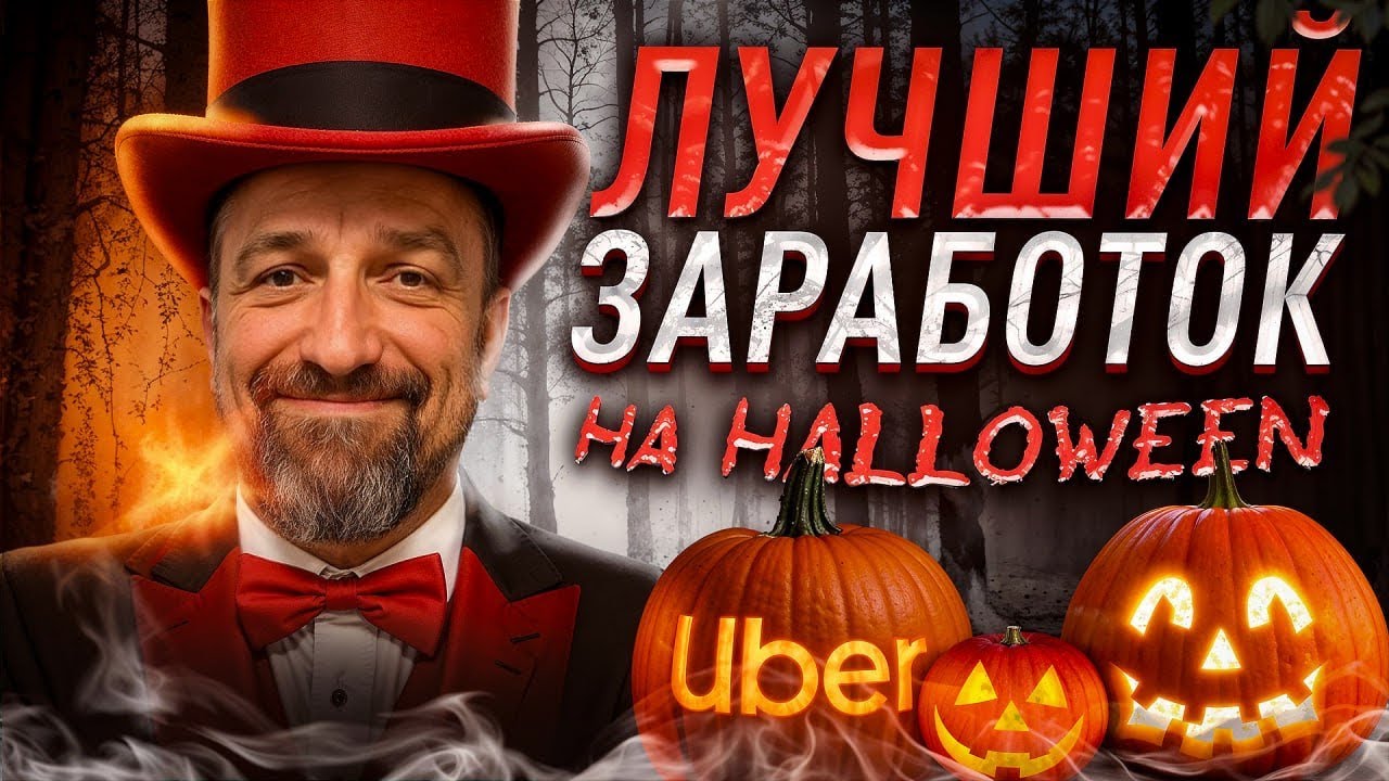 Uber в США: Хэллоуин, повышенные тарифы и весёлые люди | Сколько заработал за неделю?