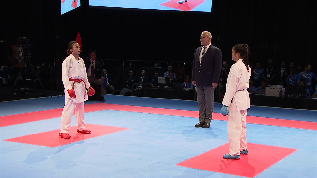 KL2017 29th SEA Games | Karate - Women's Kumite ↓50kg FINALS - 🇹🇭 THA vs 🇮🇩 INA | 22/08/2017