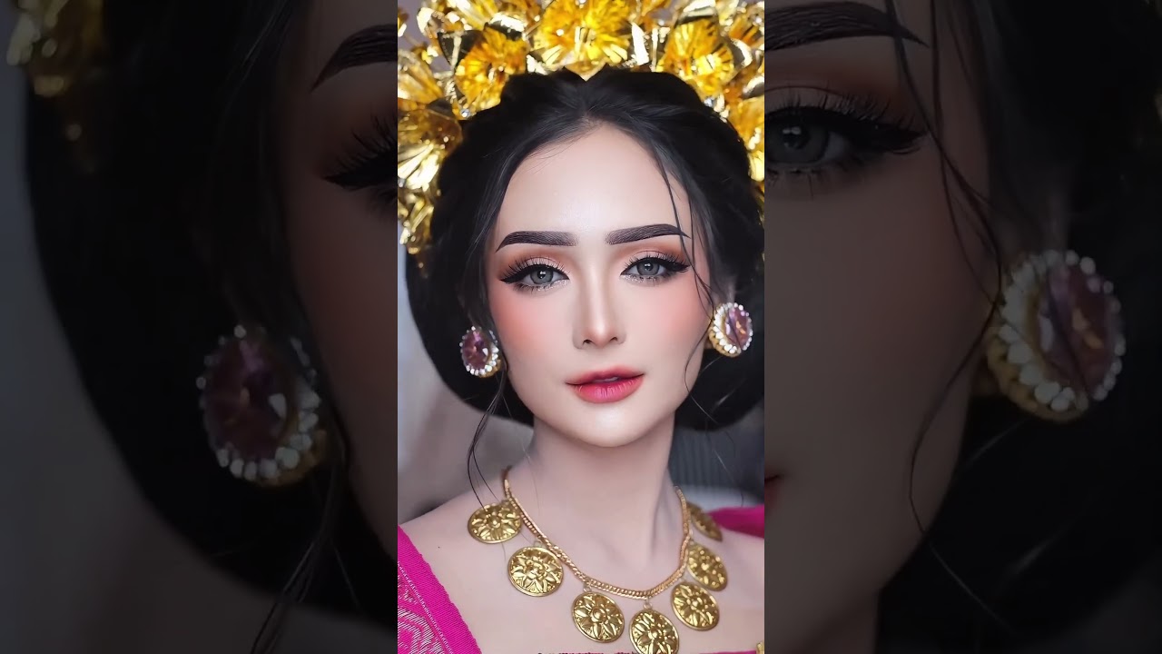 Makeup Adat Bali Bikin Cantik #riaspengatin #shorts #makeupartist