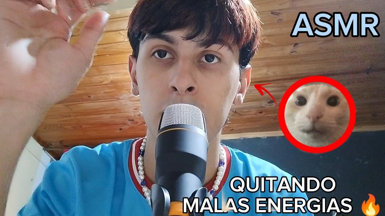 ASMR quitando tus malas energías y visual (っ◕‿◕)っ ♥