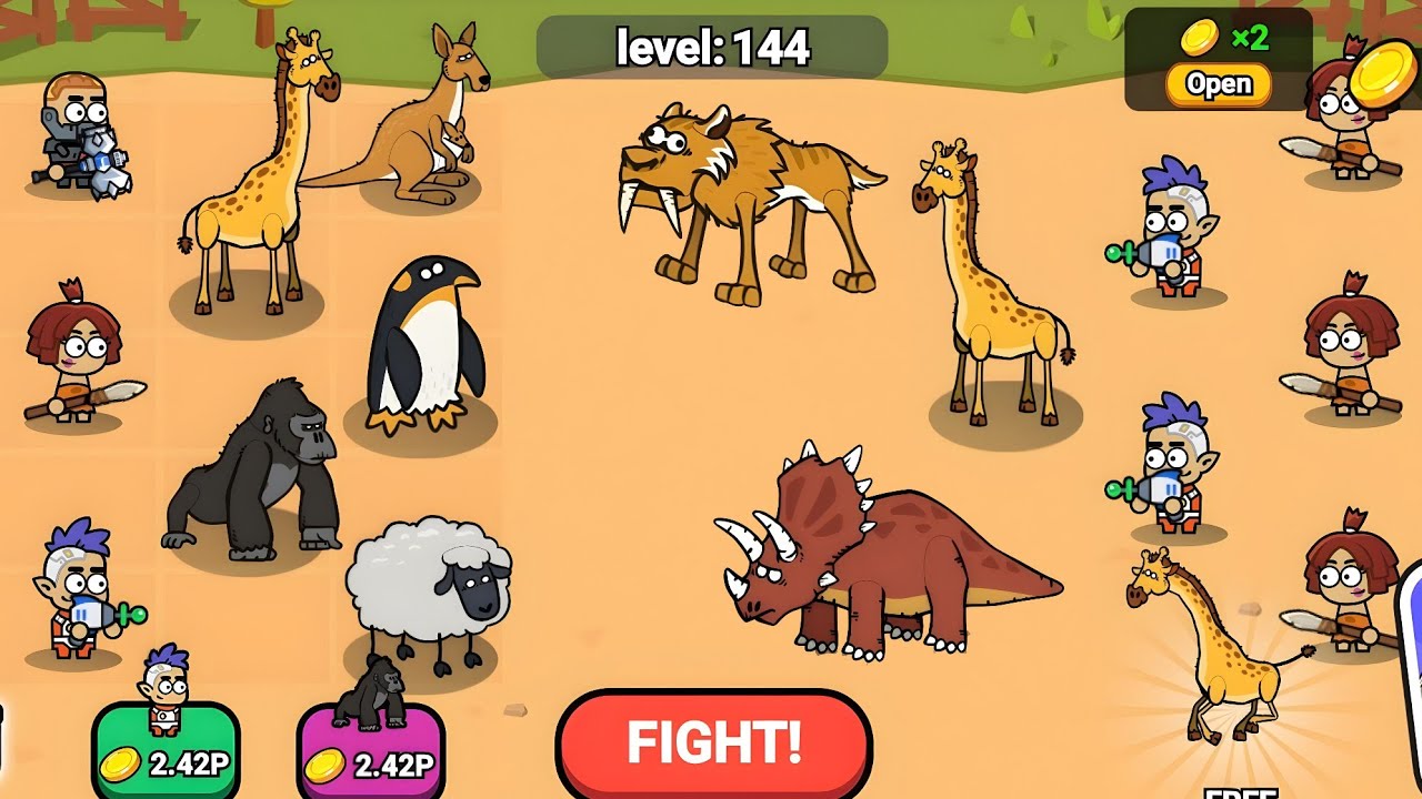 MERGE ANIMALS MY PERFECT ZOO - Monster Merge Battle, New Episode