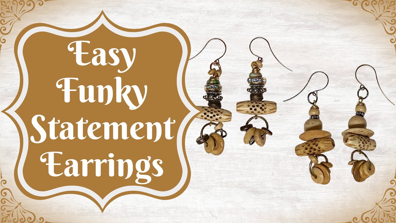 Easy Funky Statement Earrings | B’Sue Boutiques