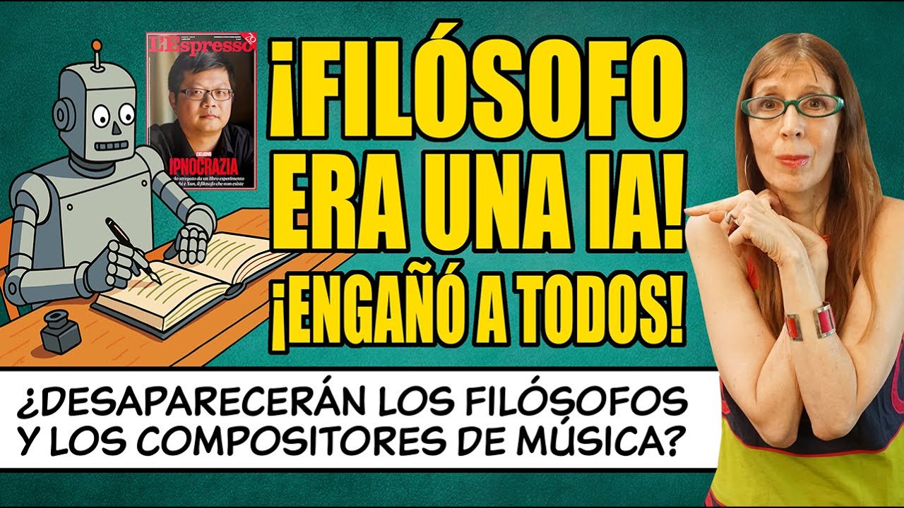 ¡FILÓSOFO era una INTELIGENCIA ARTIFICIAL! ¿DESAPARECERÁN FILÓSOFOS y COMPOSITORES de MÚSICA?