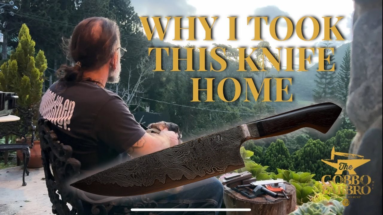 A knife forged in fire, carried by memory - 104 layers Damascus Steel
