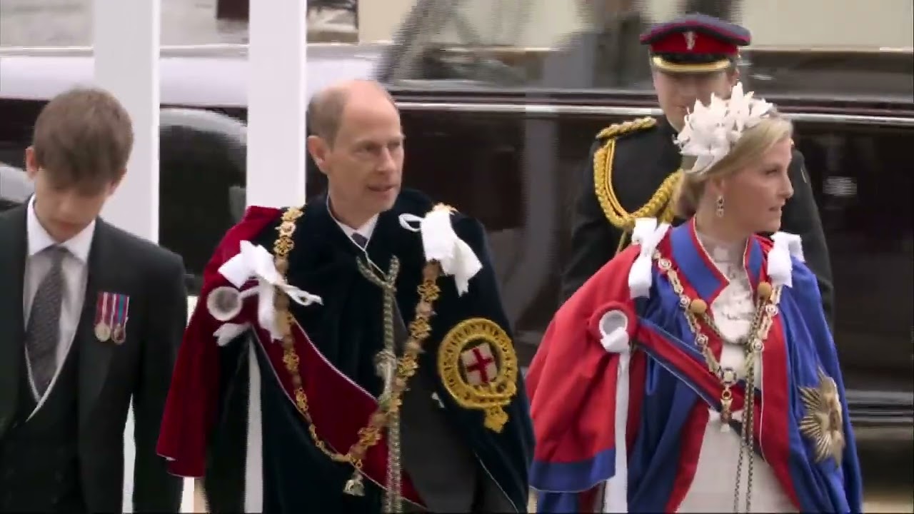 Royal Family members arrive at King Charles III's coronation