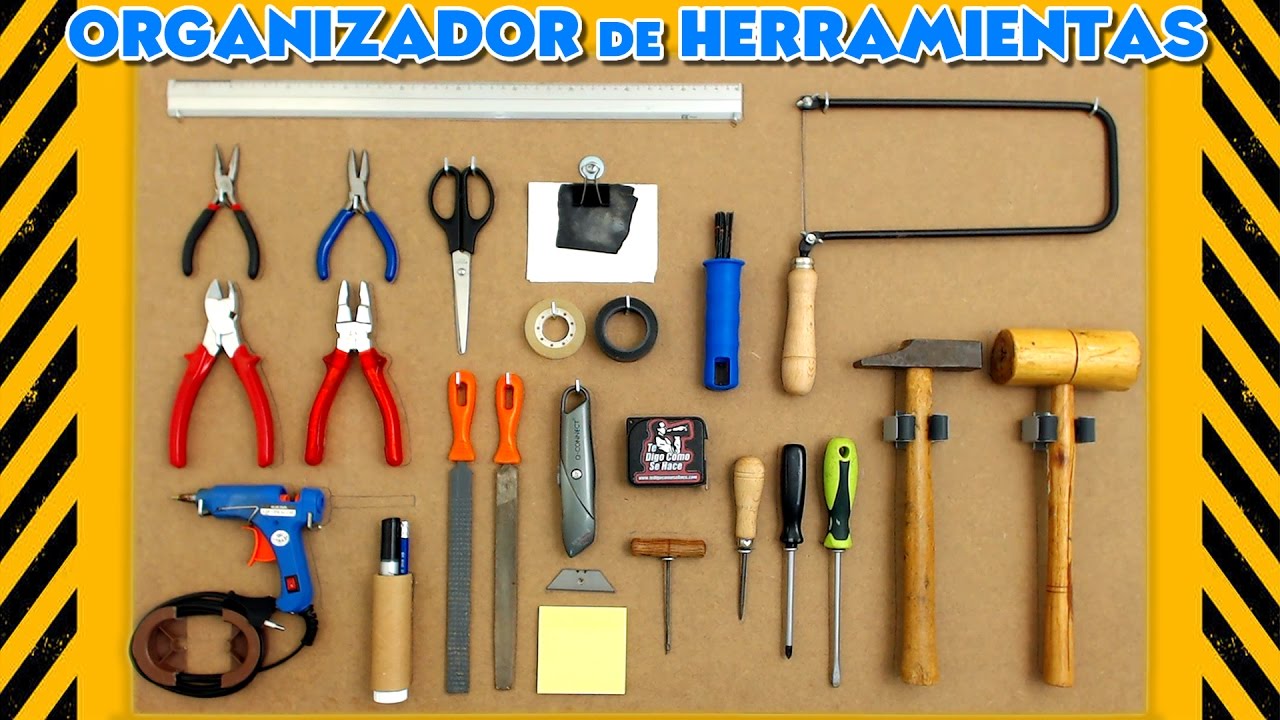 Panel ORGANIZADOR de HERRAMIENTAS | Te Digo Cómo