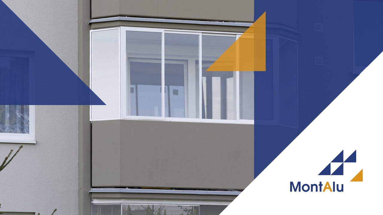 MontAlu I Zasklenie balkónov - Rámový systém ŠTANDARD