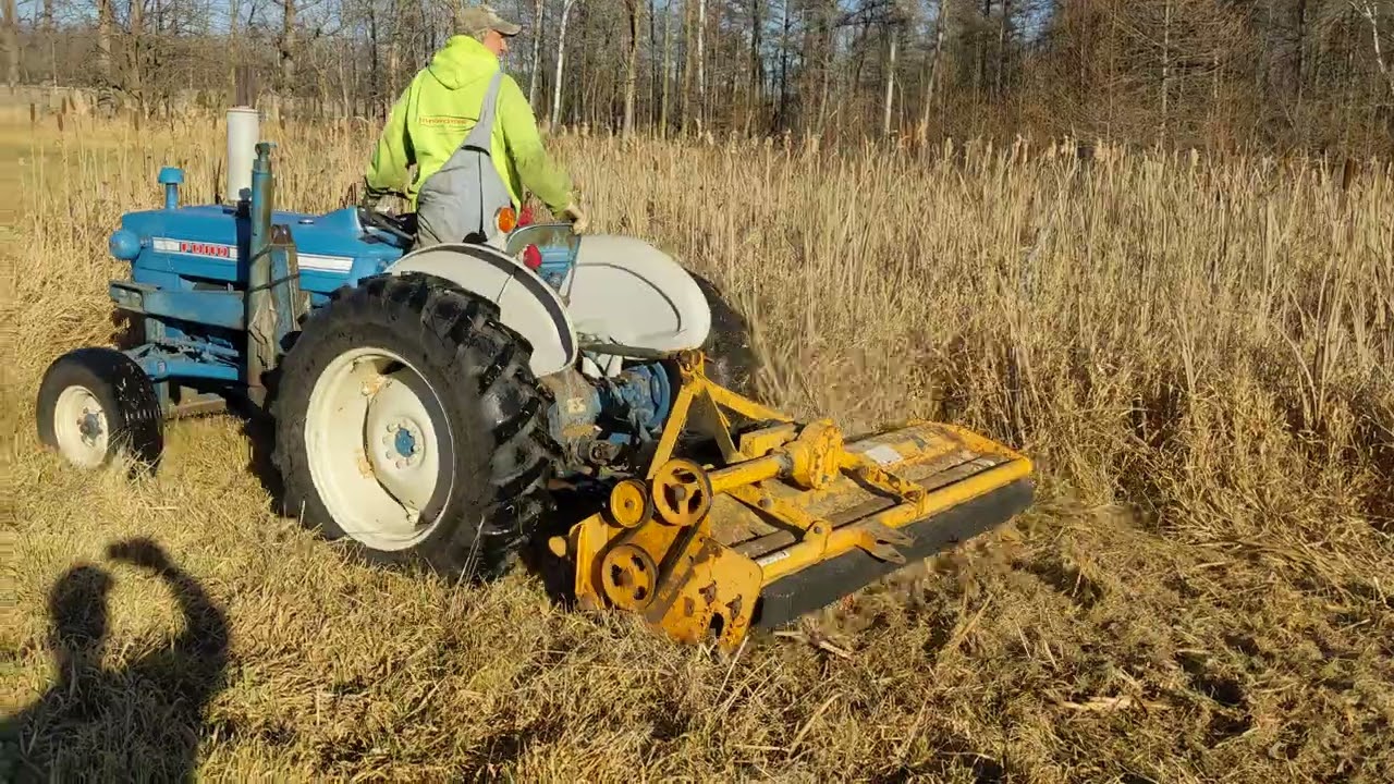 Ford 3000 Alamo flail mower