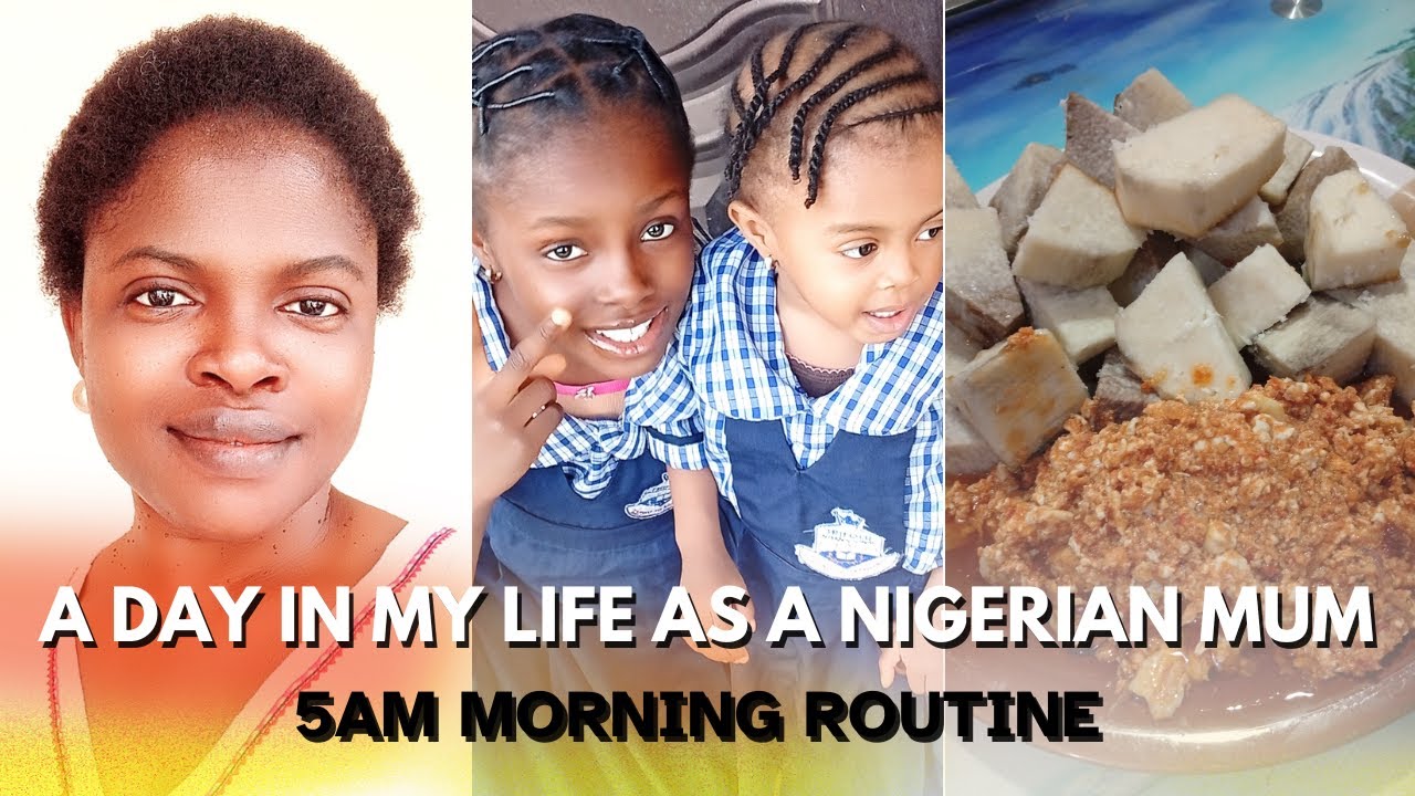Day in the Life of a Nigerian Mom: My 5am Morning Routine doing School Run #trending #viral #vlog