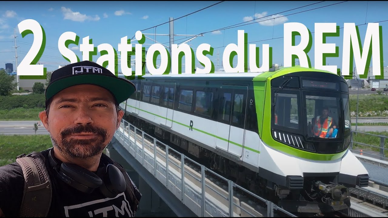 REM: Les deux stations de Montréal. #REM #MTL