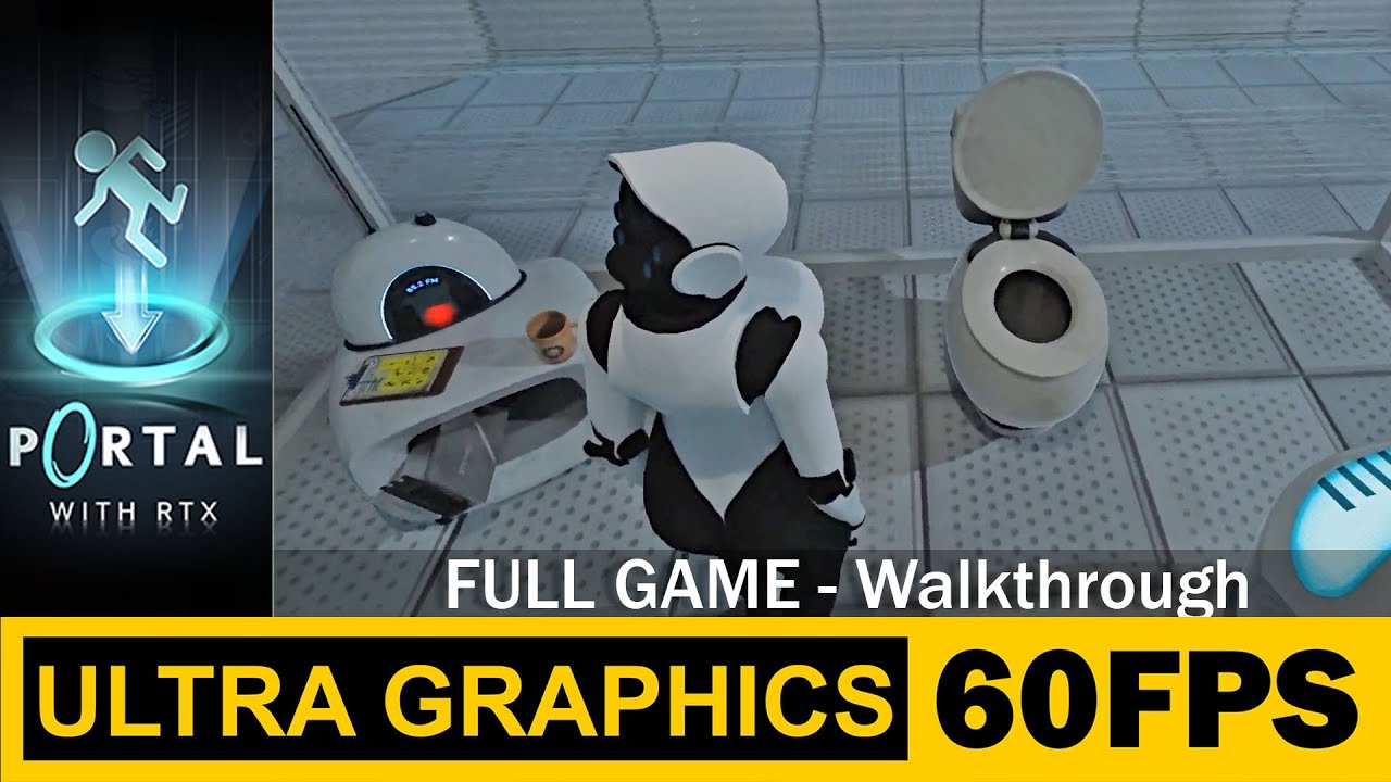 Haydee in Portal with RTX, FULL GAME - Walkthrough, Gameplay, No Commentary, Third Person, 60 FPS