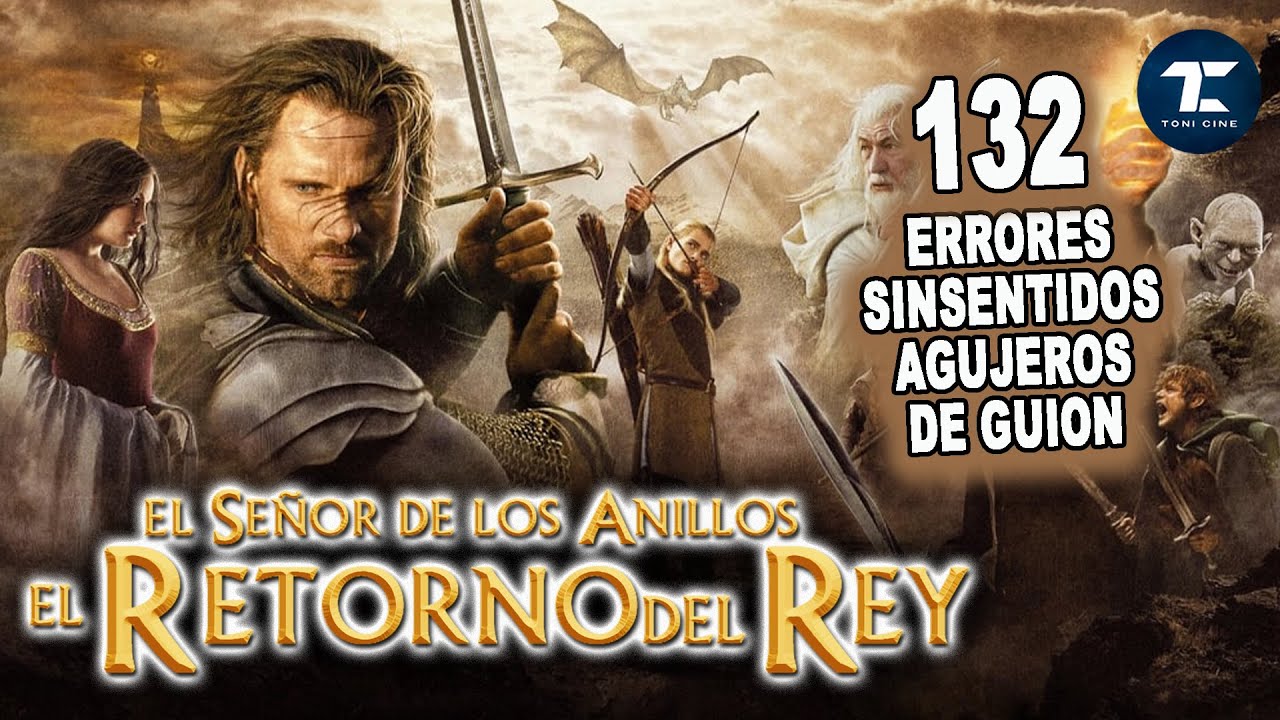 El Señor de los Anillos: el retorno del Rey (2003): 132 errores, agujeros de guion, fallos