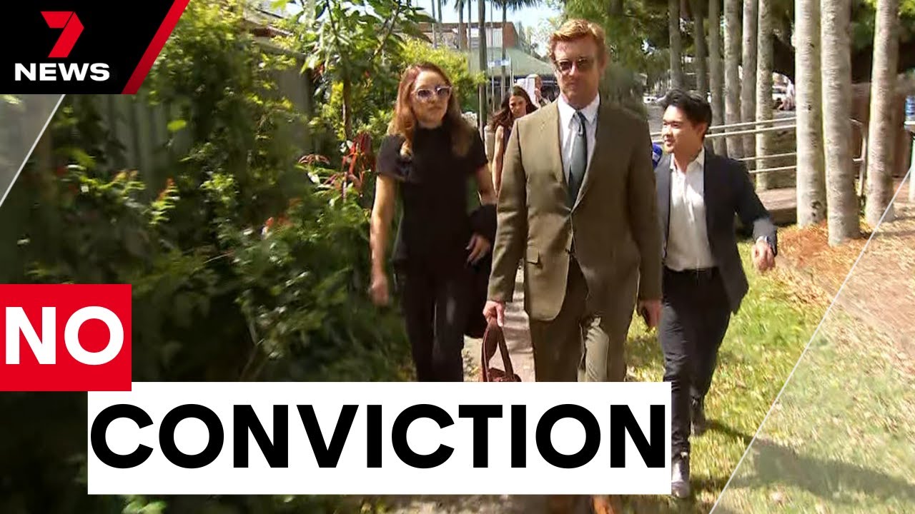 Australian actor Simon Baker avoids conviction over drink driving charge | 7NEWS