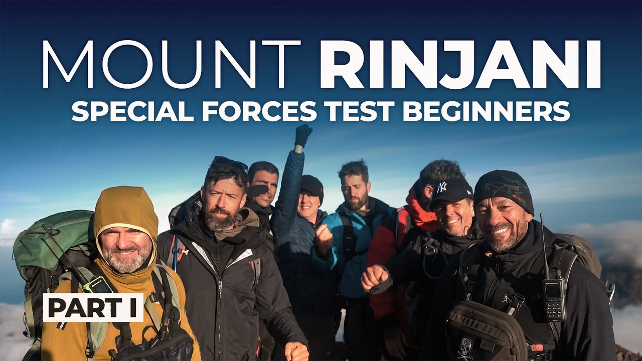 TENTARA PASUKAN KHUSUS UJI PEMULA DI GUNUNG RINJANI @JimmyNaraineOfficial  @mitch_hutch 