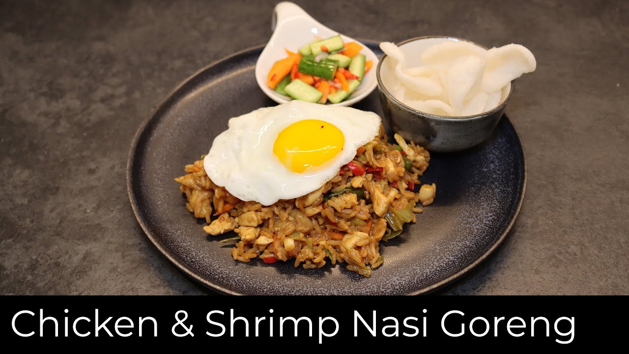Chicken and Shrimp Nasi Goreng