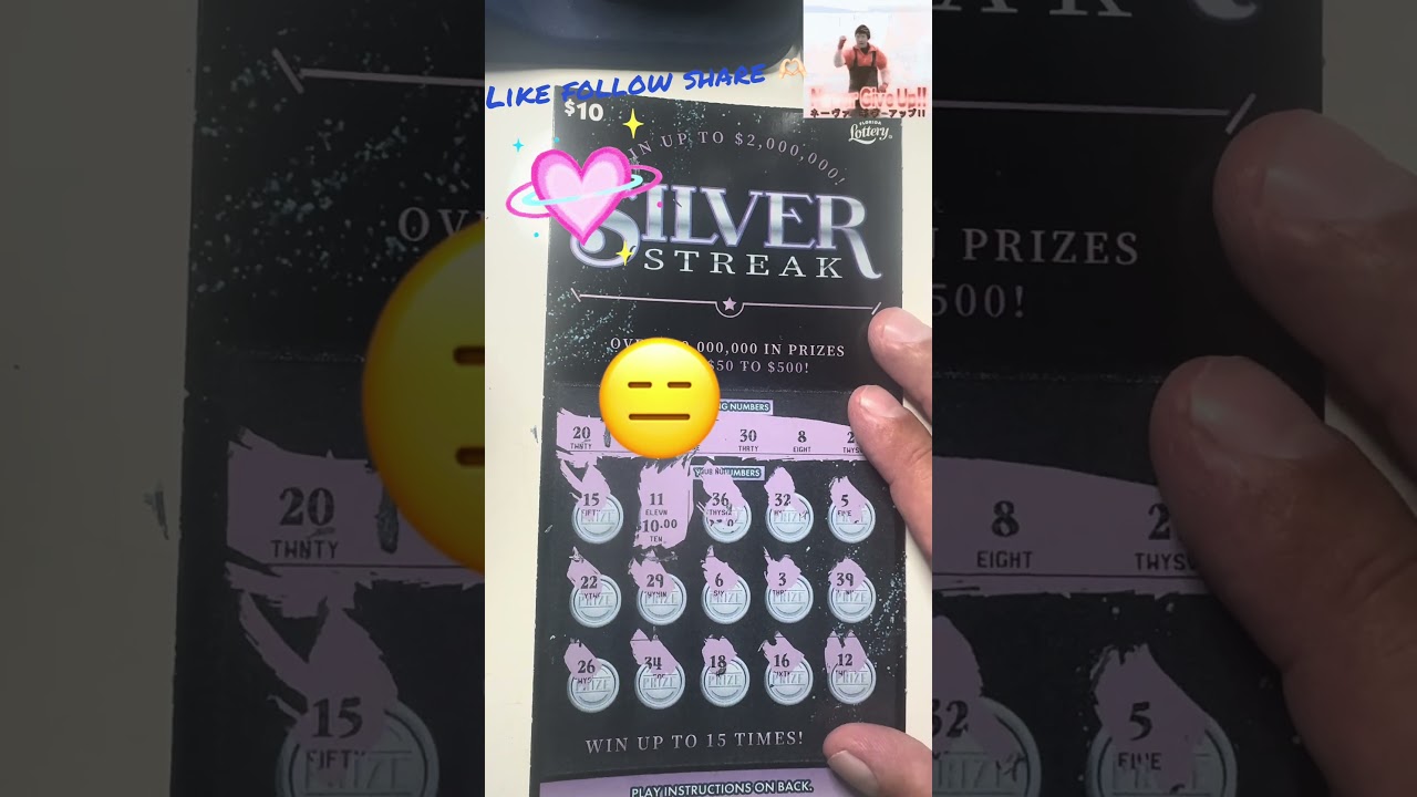 Winnie on black silver tickets #lottery #lotteryjackpot #viralvideo #scratch ￼