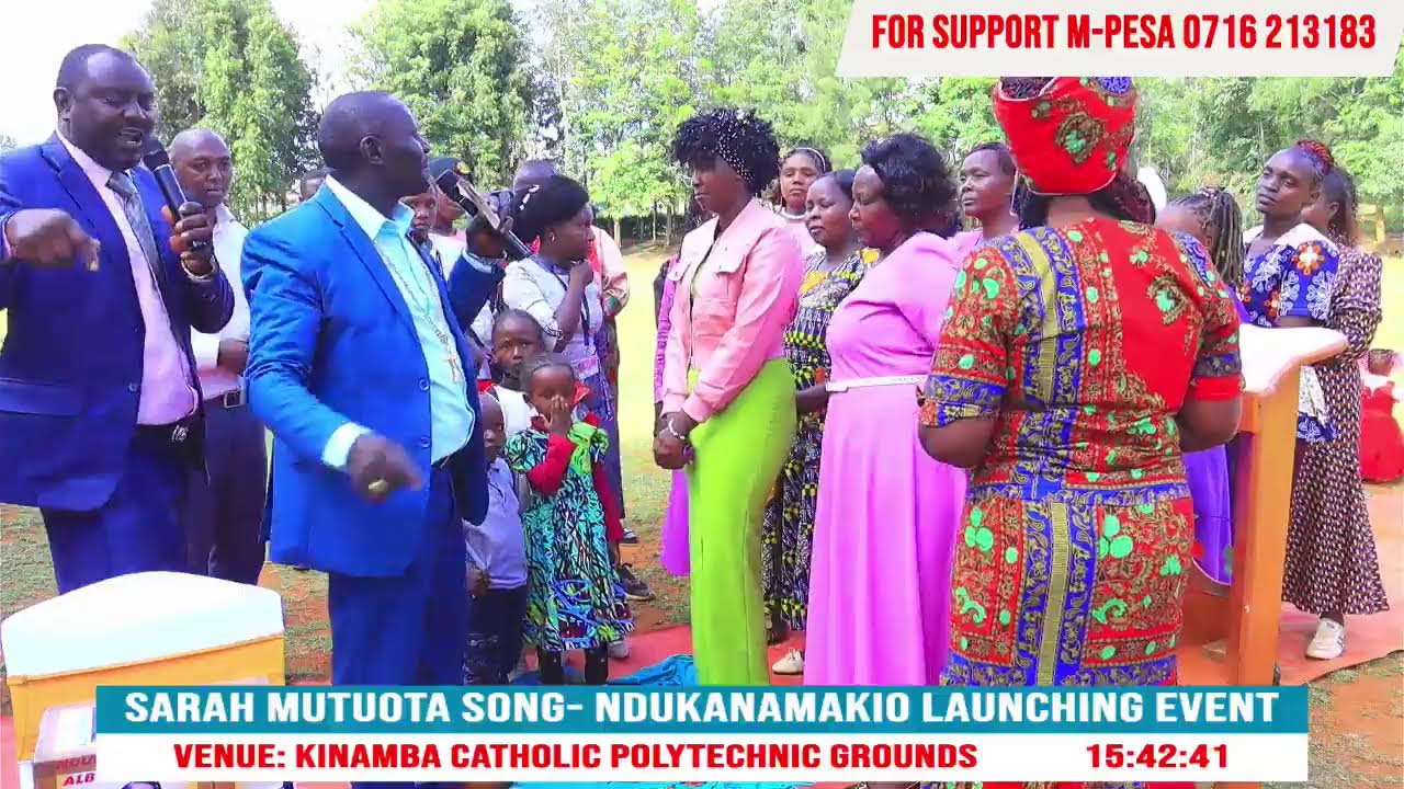 SARAH MUTUOTA  SONG - SONG NDUKANAMAKIO LAUNCHING EVENT